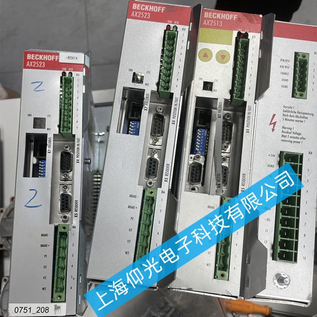 佛山倍福單軸伺服驅動器出現(xiàn)報警D18E維修-可測試