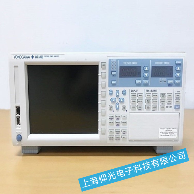 橫河WT1800高性能功率分析儀一般故障原因及檢修方法