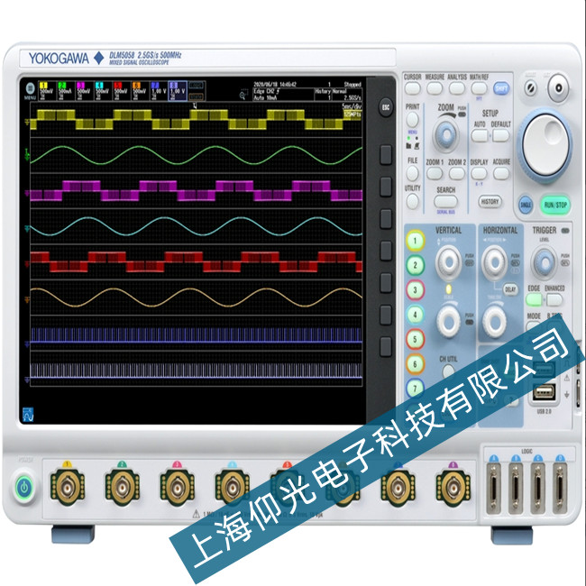 橫河混合信號(hào)示波器DLM5000系列顯示屏無(wú)任何顯示故障檢修